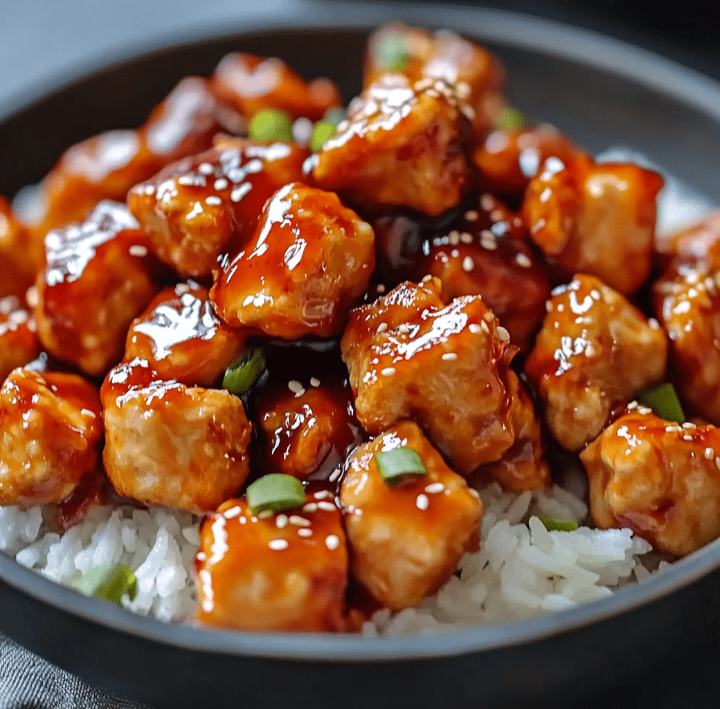 Cooking Process for Sweet Chili Chicken Bites