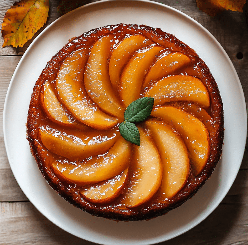 Caramel Apple Cake Final Result