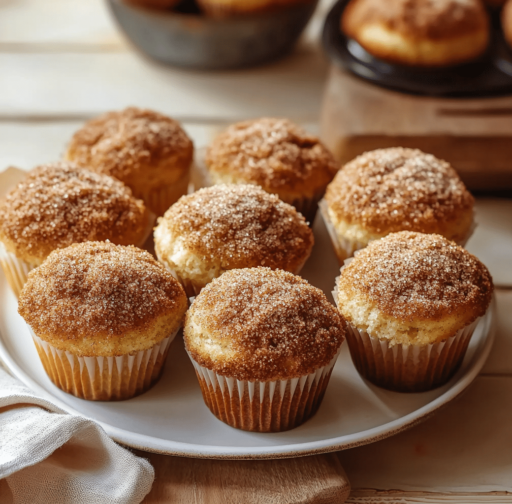 Baked Snickerdoodle Muffins