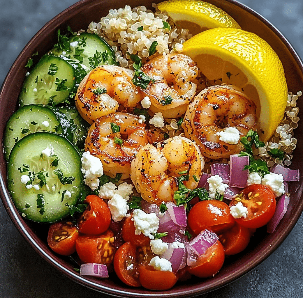 Easy Mediterranean Shrimp Bowls for Quick Dinners 5 Recipe Introduction Image