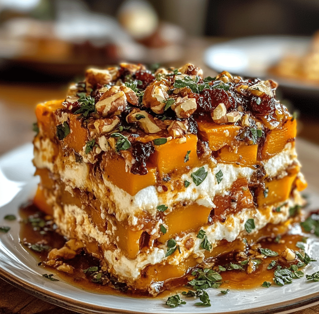 Layered Sweet Potato, Butternut Squash, Carrot Lasagna Preparation