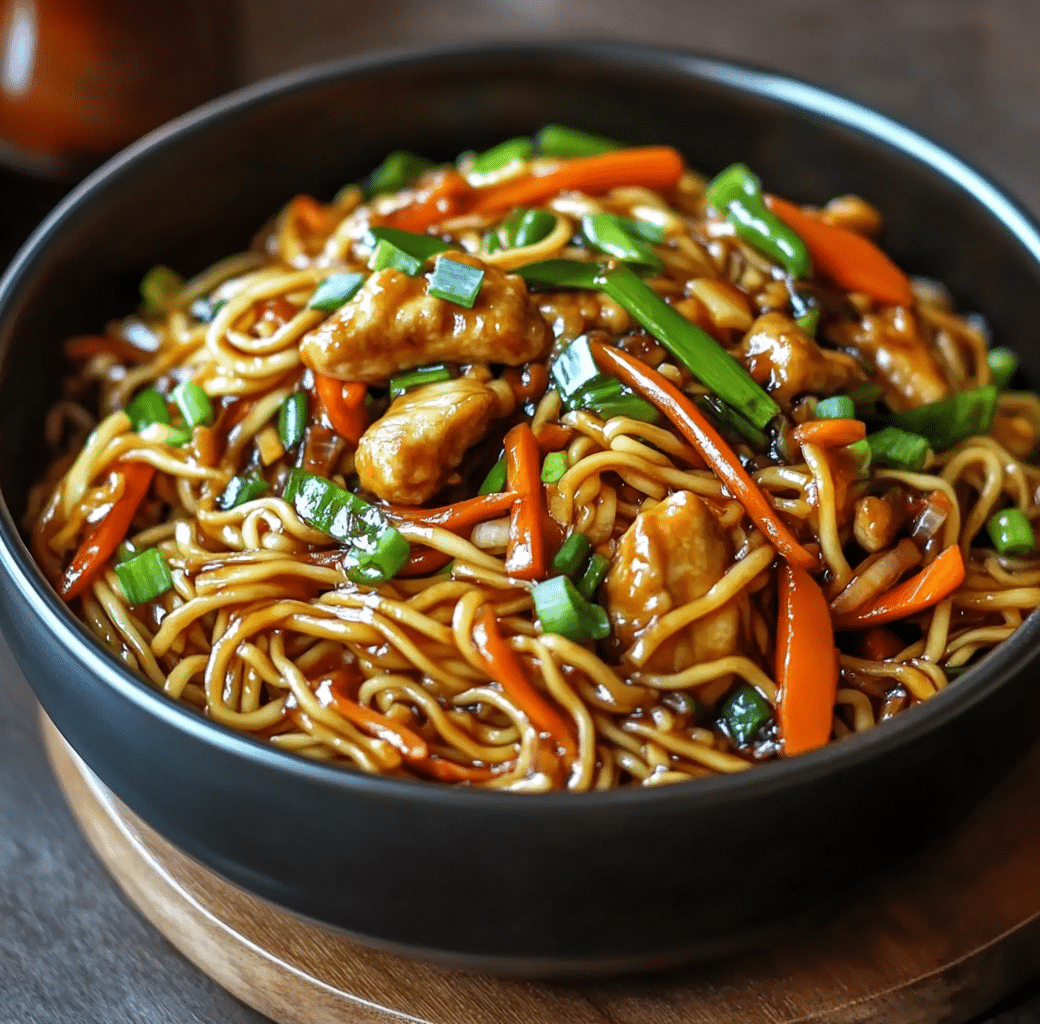 Delicious Chicken Chow Mein with Best Sauce Recipe 6 Cooking Process