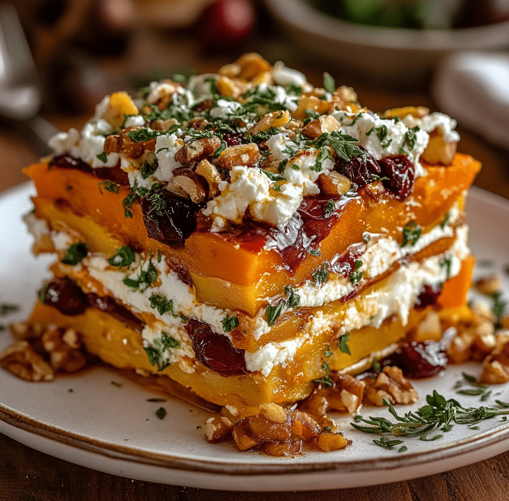 Cooked Layered Sweet Potato Lasagna