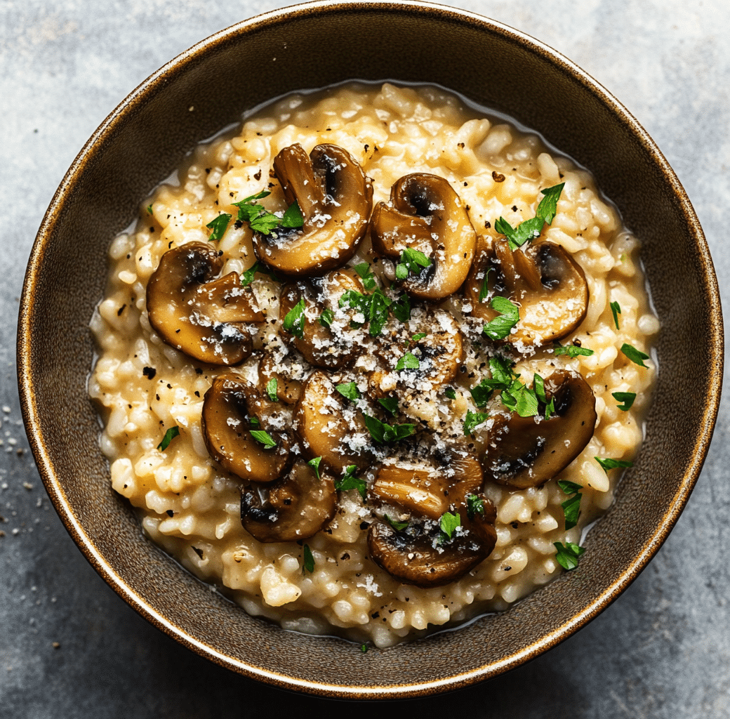 Delicious Mushroom Risotto Recipe for Cozy Dinners 5 Recipe Introduction Image