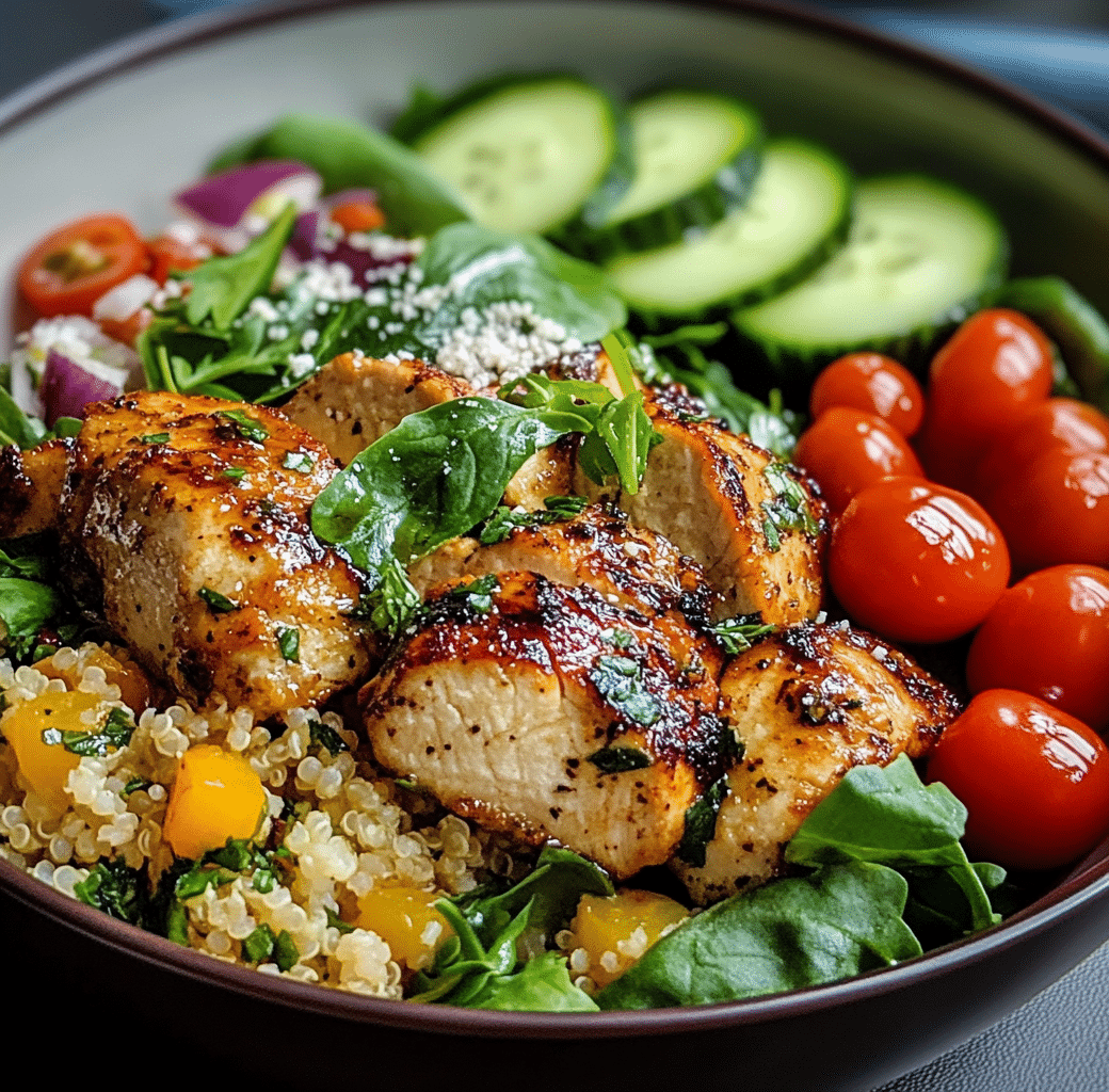 Lemon Herb Grilled Chicken Quinoa Bowl Recipe 5 Lemon Herb Grilled Chicken Quinoa Bowl Introduction Image