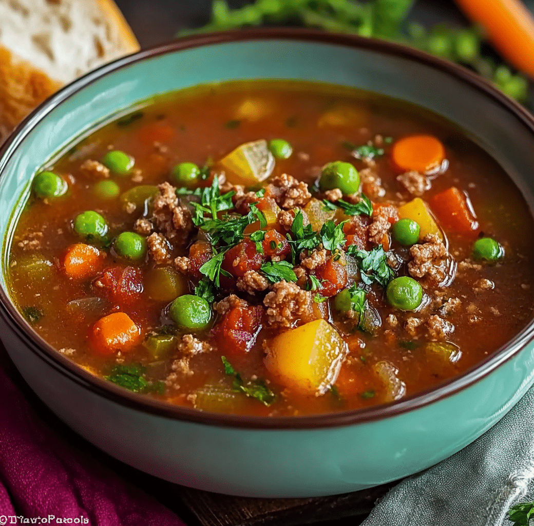 Classic Ground Beef Soup: Hearty Comfort in a Bowl 5 Classic Ground Beef Soup