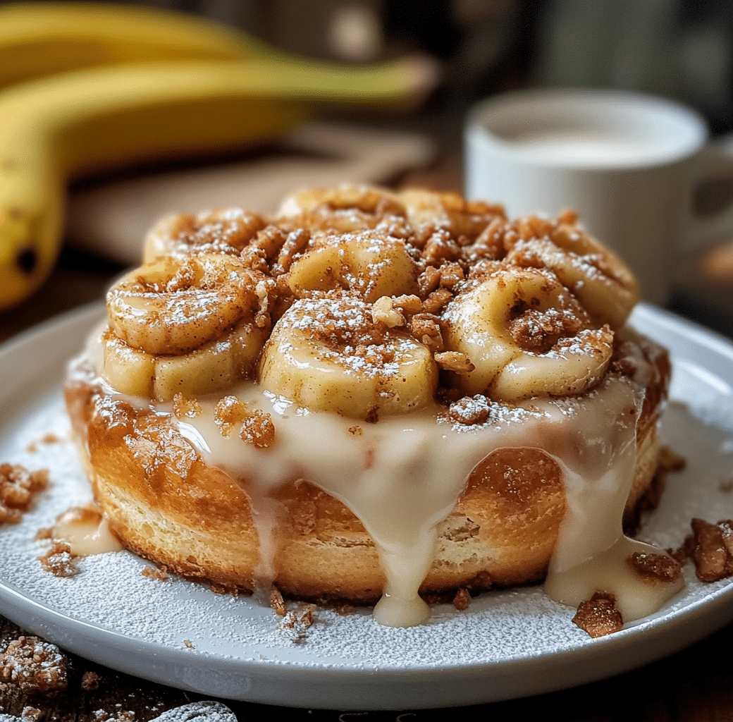 Banana Cinnamon Rolls Preparation