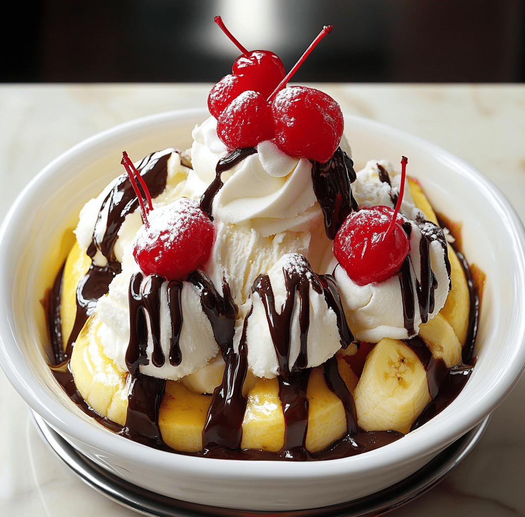 Banana Split Cooking Process