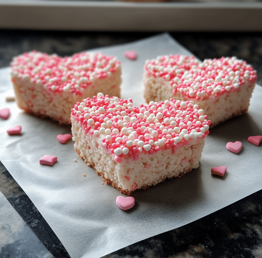 Rice Krispie Valentine Hearts