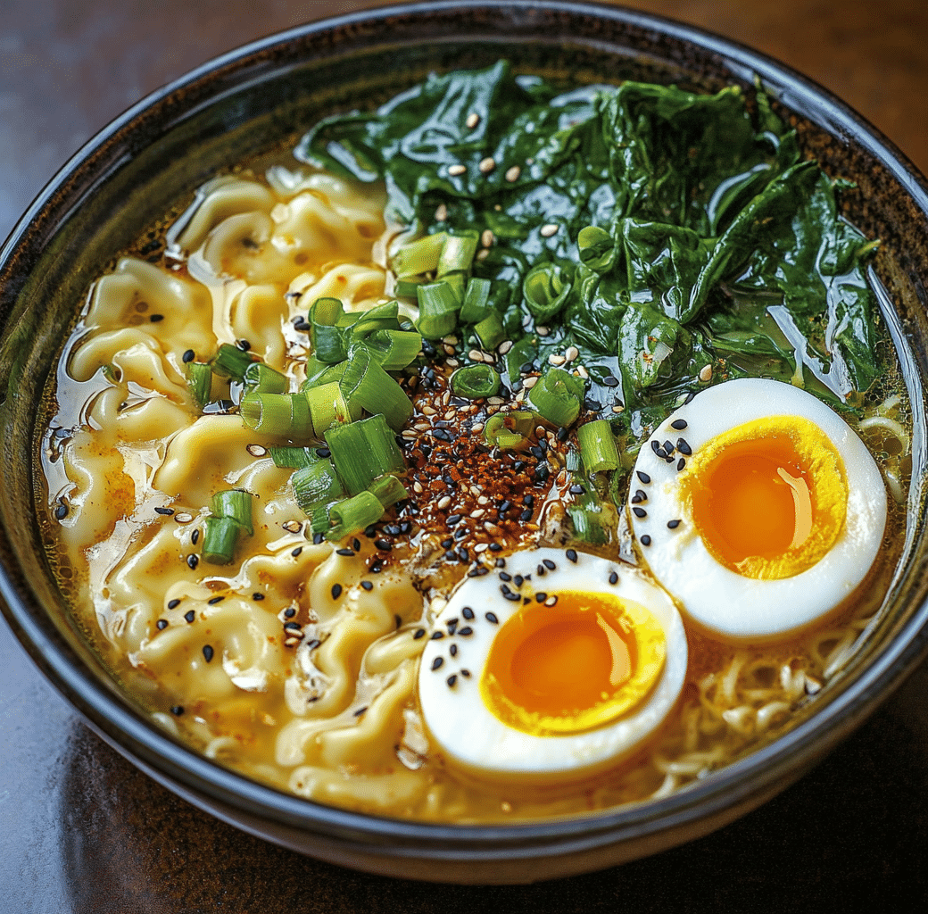 Cooking Process of Dumpling Ramen Bowl Soup