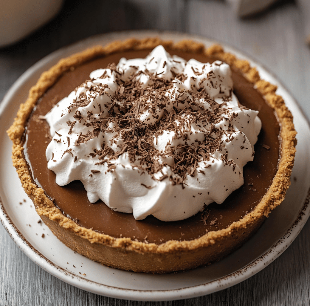 Decadent No-Bake Pudding Pie Delight 6 Pudding Pie Ready to Serve