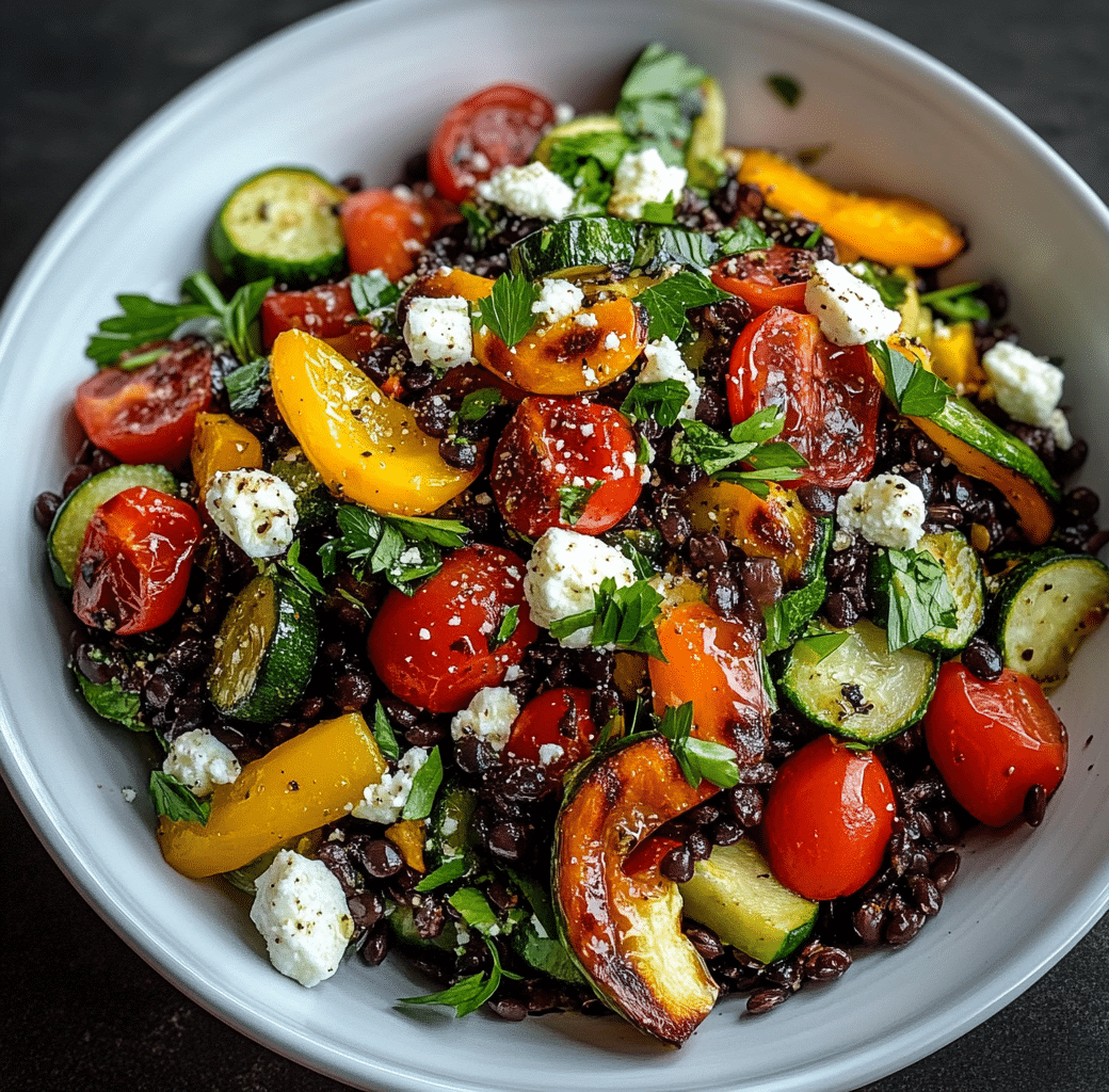 Black Lentil Salad Ingredients