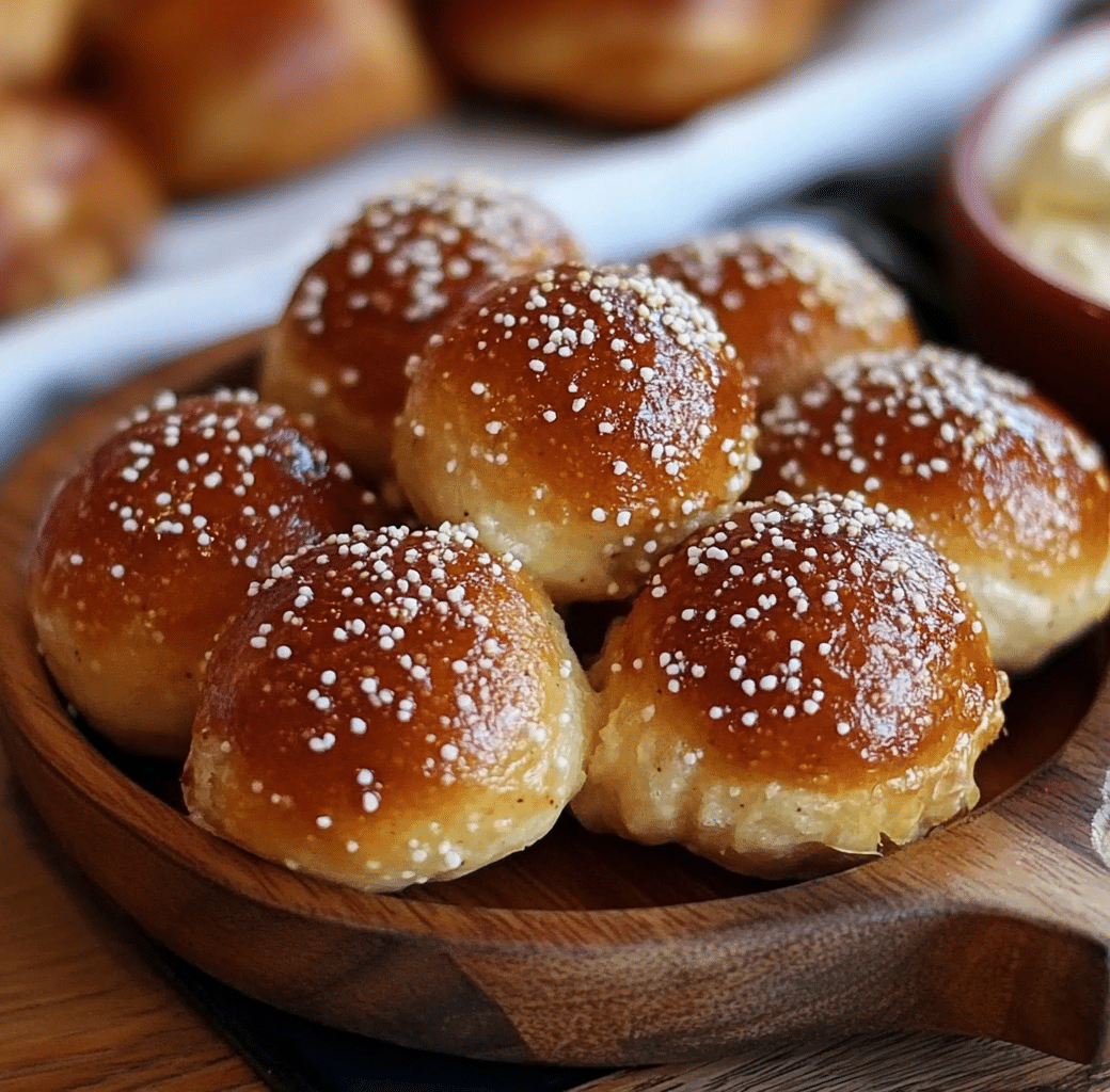 Delicious Easy Soft Pretzel Bites Recipe 6 Pretzel Bites Baking Process