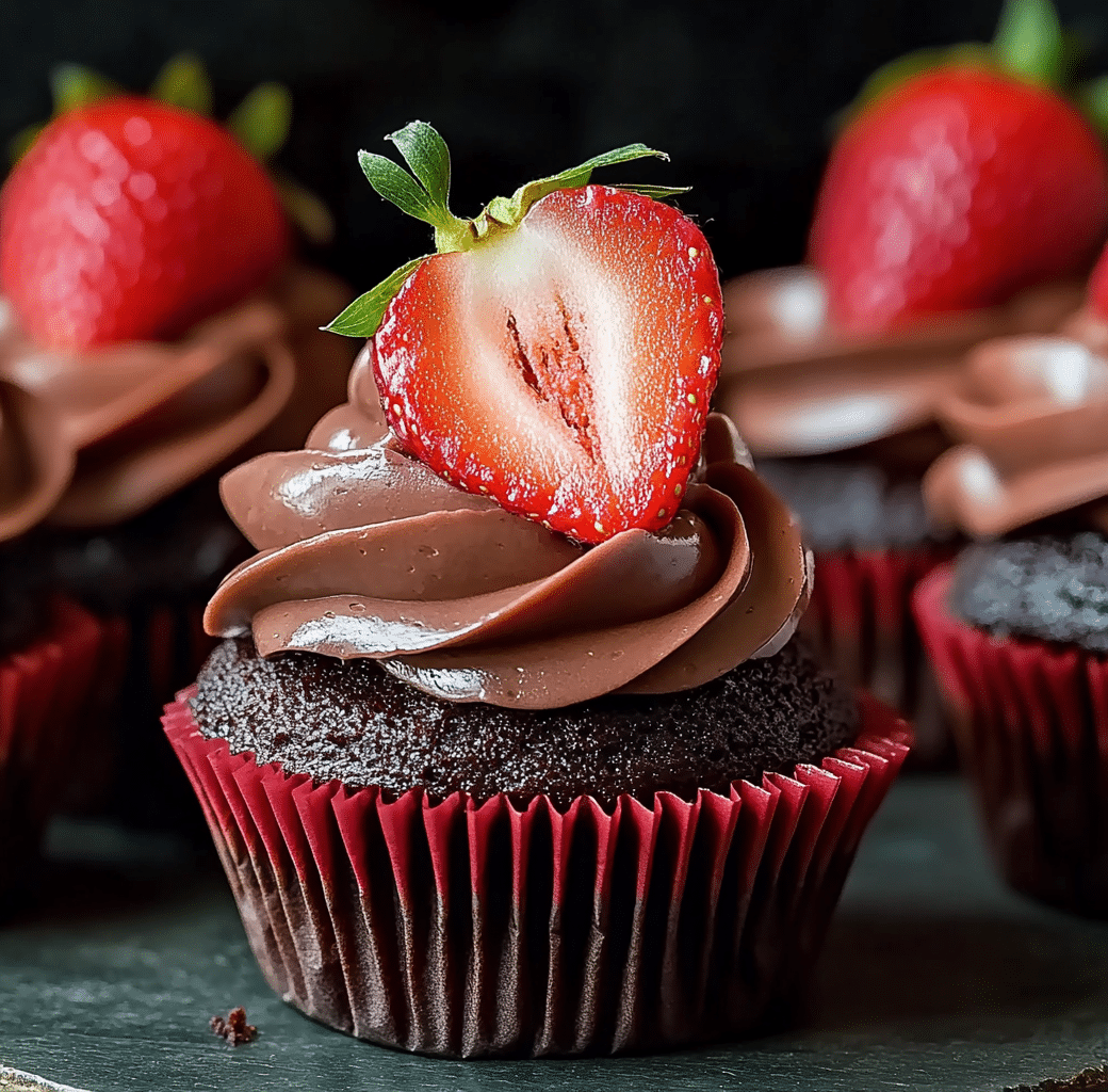 Irresistible Chocolate Strawberry Jam Cupcakes 5 Delicious Chocolate Strawberry Jam Cupcakes