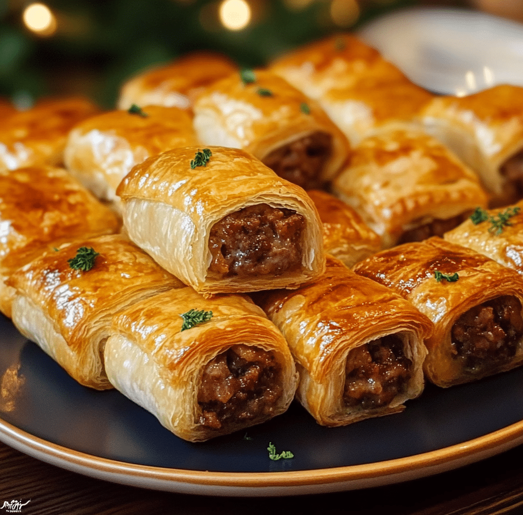 Easy Christmas Sausage Rolls: Festive Snack Delight 5 Recipe Introduction Image