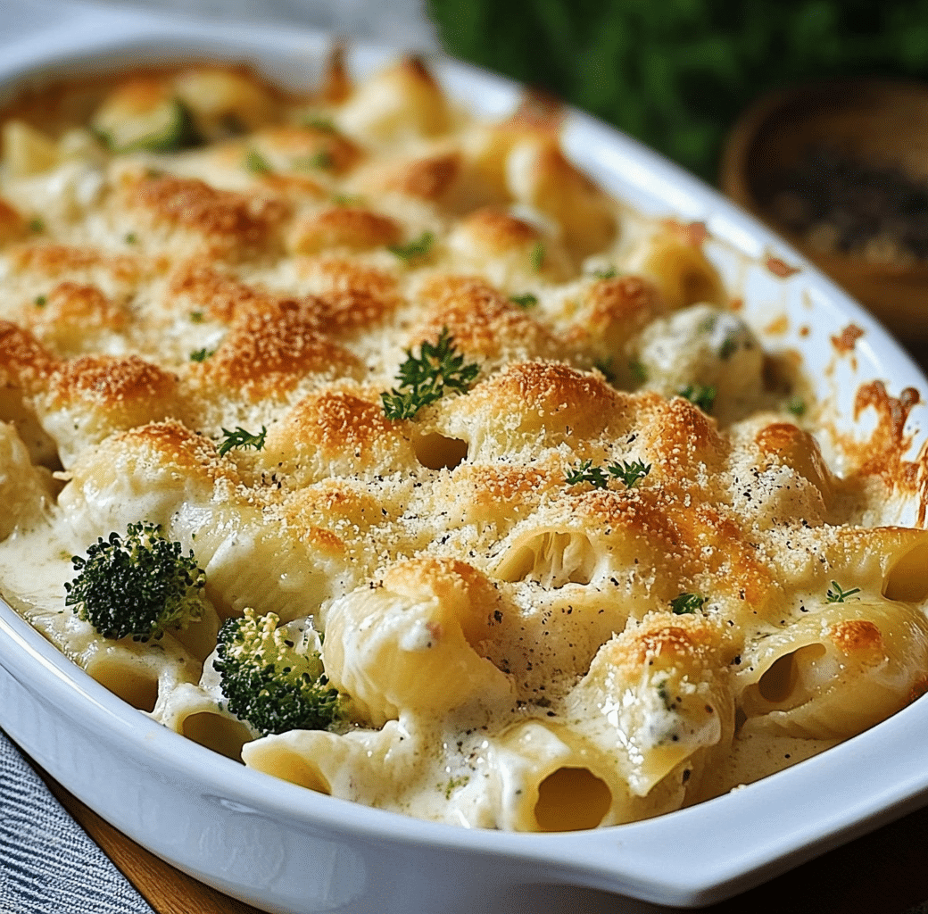 Cheesy Chicken Shells Cooking Process