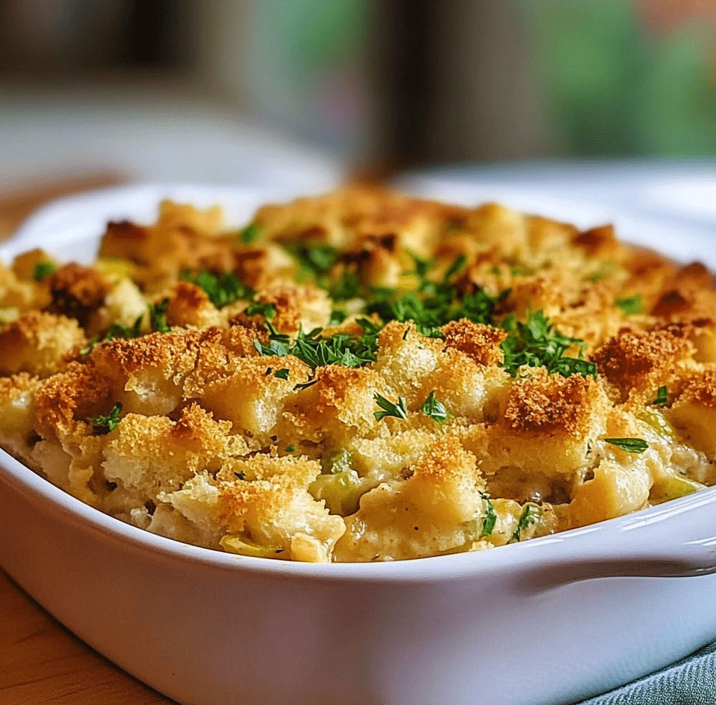 Delicious Chicken and Stuffing Casserole Recipe 6 Cooking Process