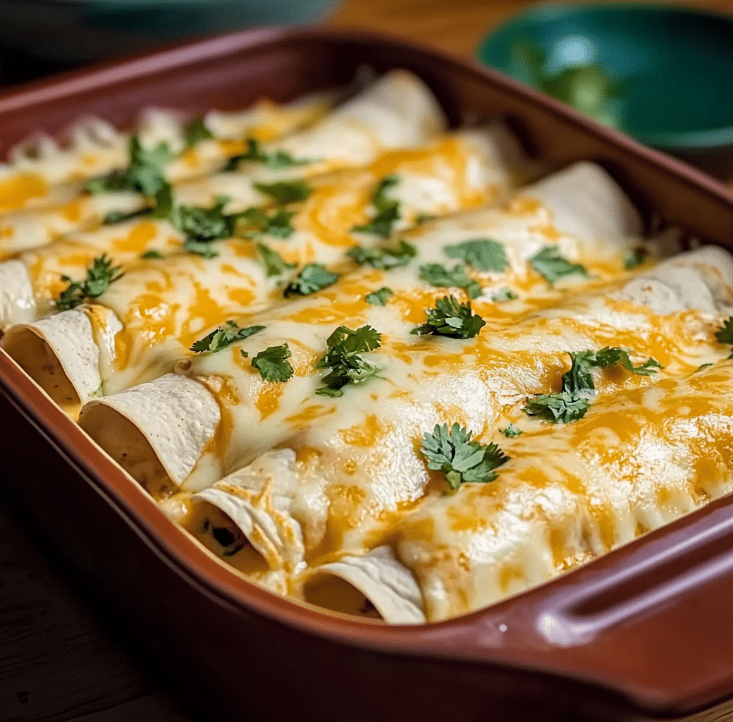 Cooking Process for Tasty White Rotisserie Chicken Enchiladas