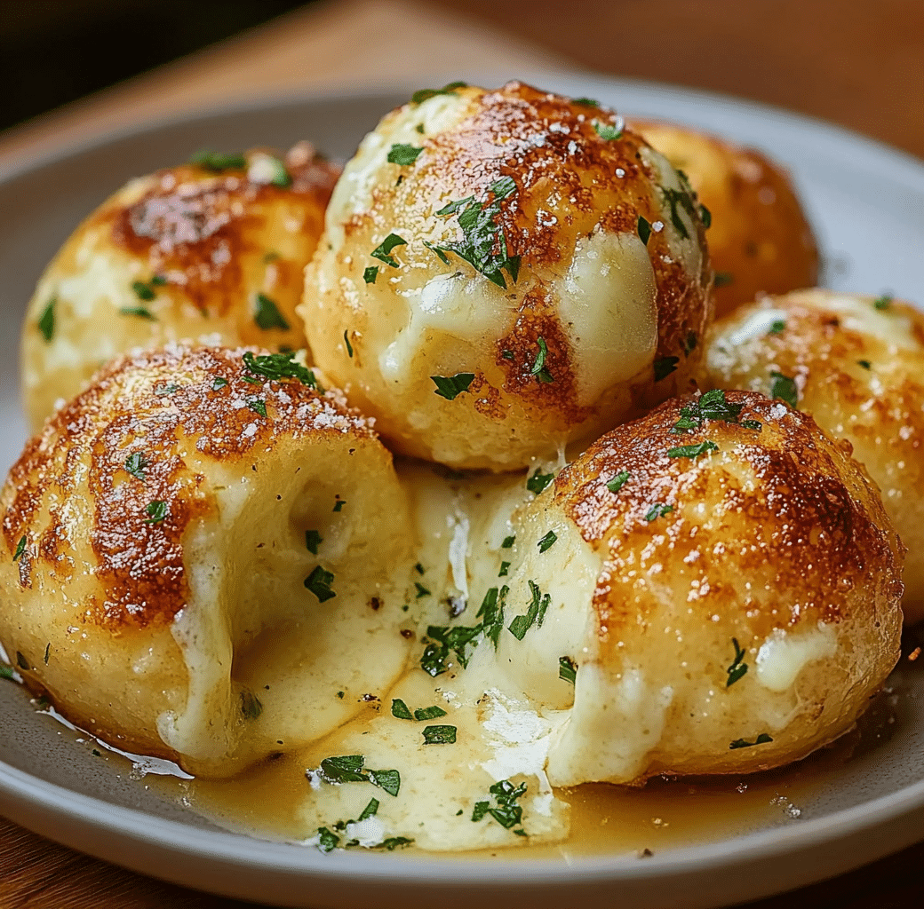 Garlic Butter Cheese Bombs: Irresistible Snack Delight 6 Cooking Process of Garlic Butter Cheese Bombs