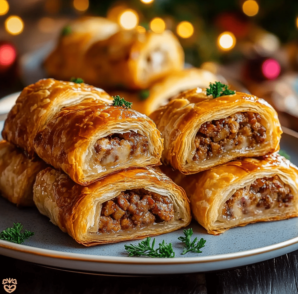 Easy Christmas Sausage Rolls: Festive Snack Delight 6 Cooking Process