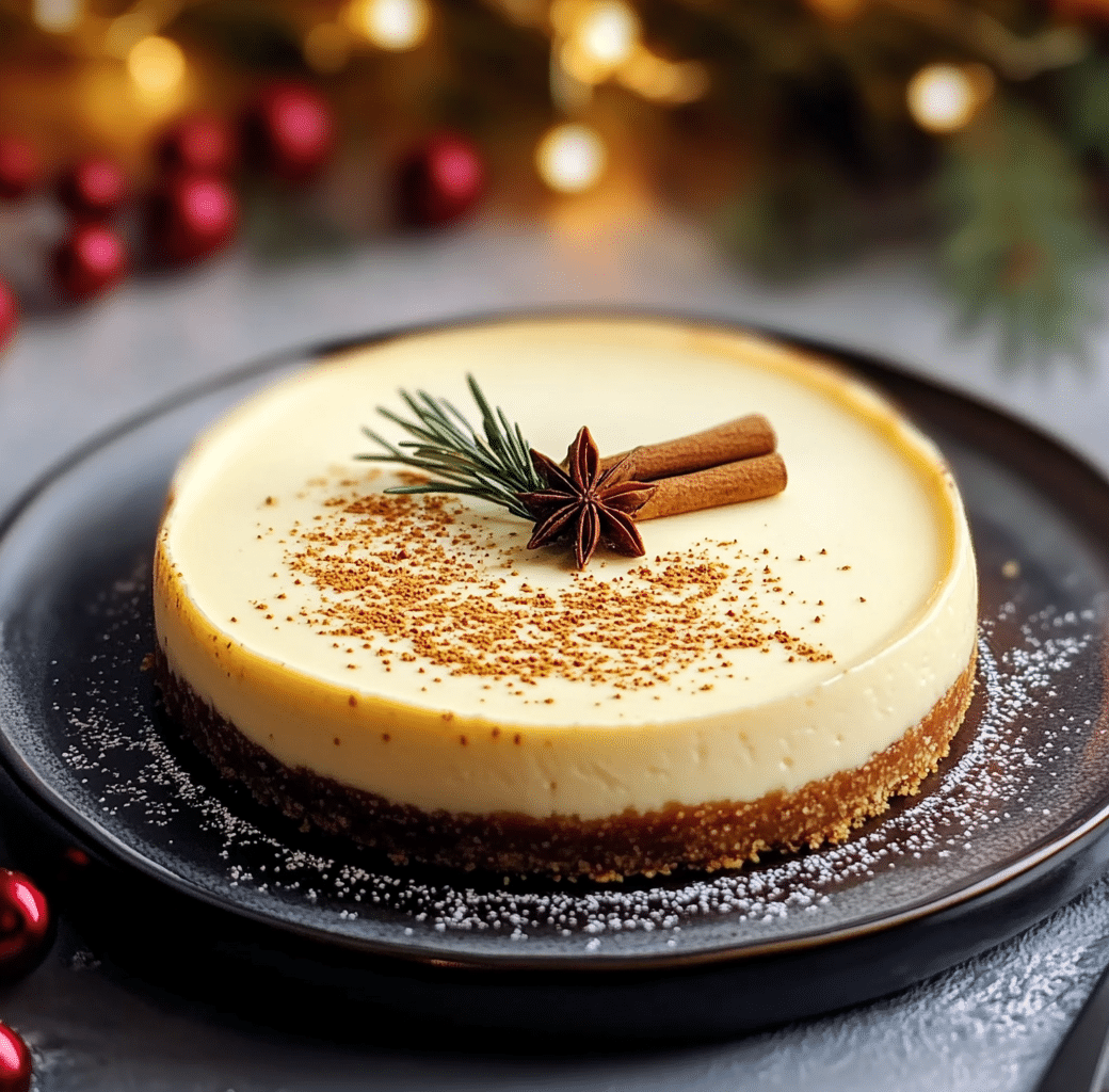 Delicious Eggnog Cheesecake Recipe for the Holidays 5 Eggnog Cheesecake