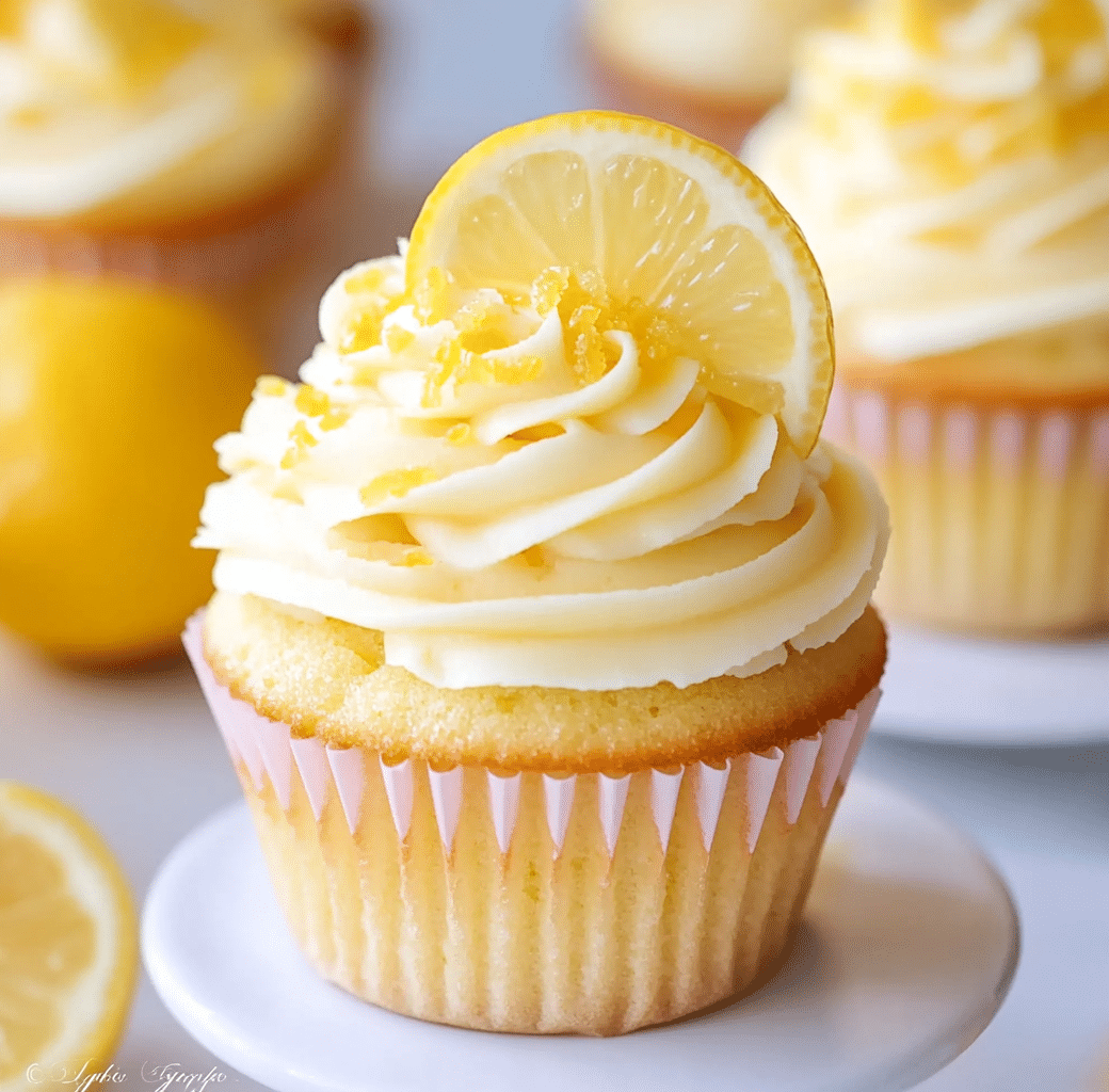 Frosted Lemon Cupcake