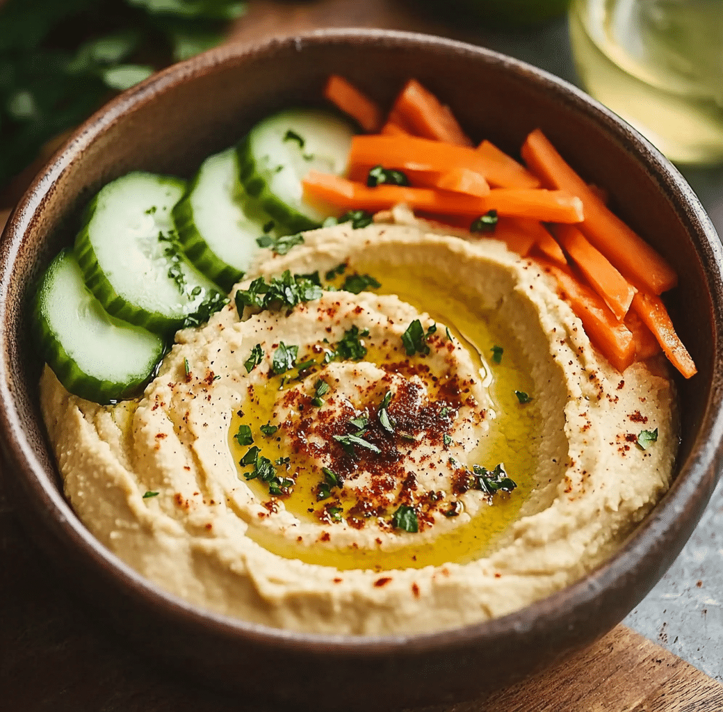Hummus Recipe Process