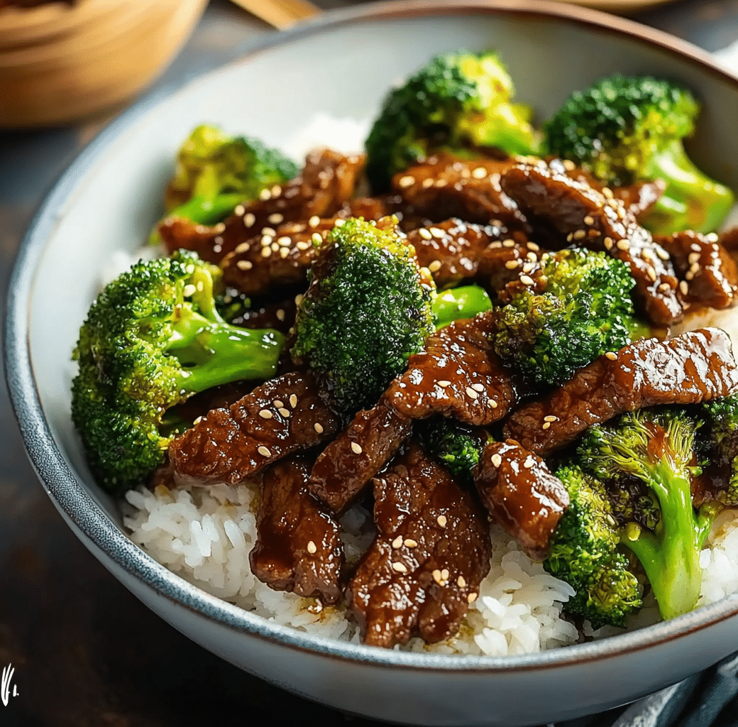 Beef and Broccoli ready to serve