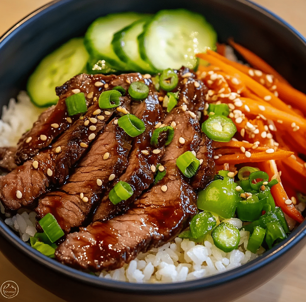 Final Korean BBQ Steak Rice Bowls